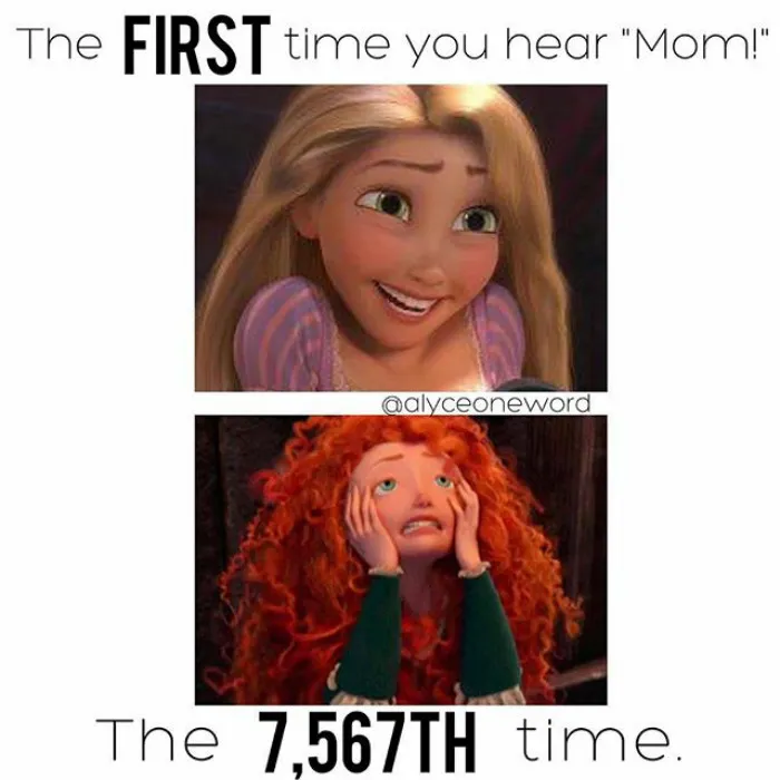 Mom! Mom! Mom! Mommy!