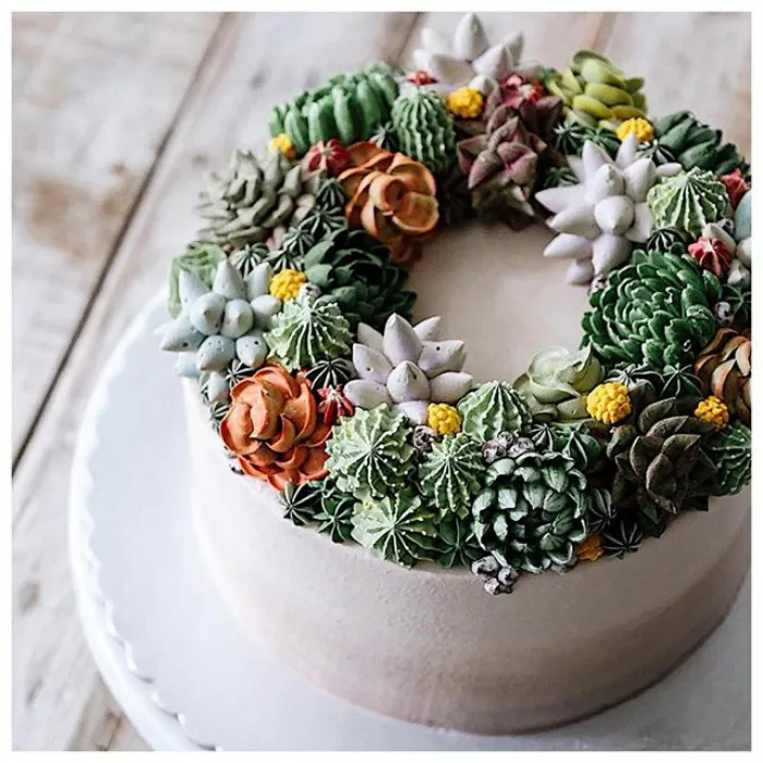 Succulent Cakes By Ivenoven Will Make Every Succulent Lover's Mouth Water