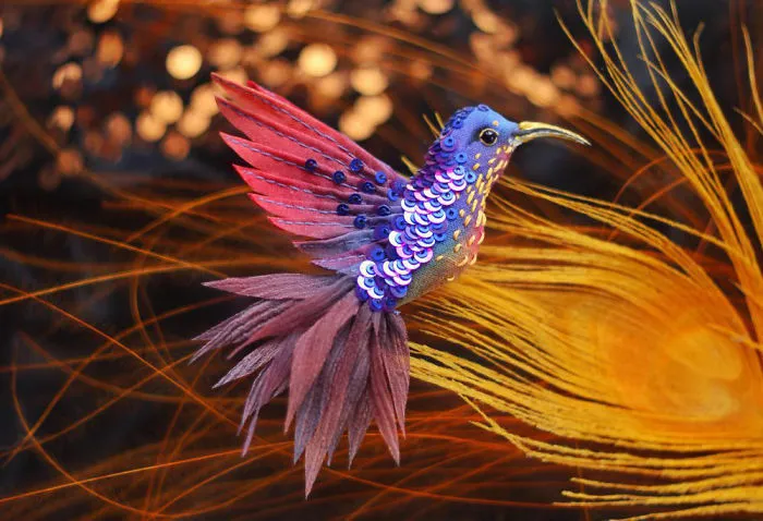 Birds Of Paradise By Russian Artist Julia Gorina