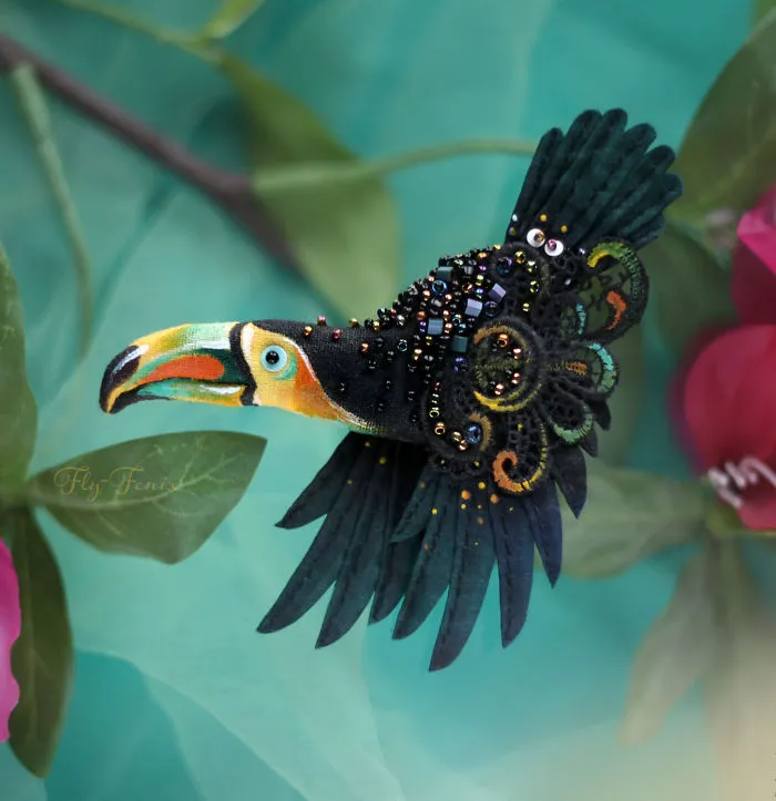 Birds Of Paradise By Russian Artist Julia Gorina