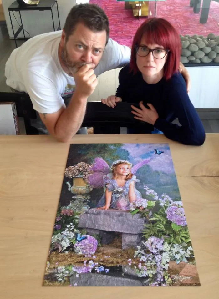 21 Times Nick Offerman And Megan Mullaly Fit Together Like 2 Pieces Of A Puzzle