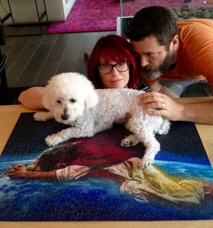 21 Times Nick Offerman And Megan Mullaly Fit Together Like 2 Pieces Of A Puzzle