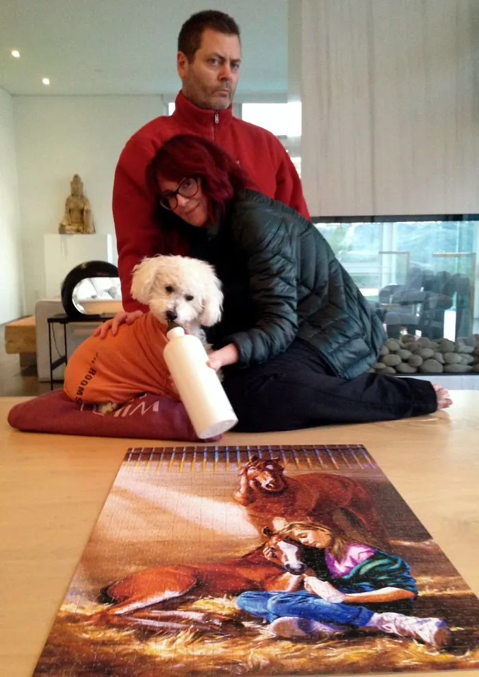 21 Times Nick Offerman And Megan Mullaly Fit Together Like 2 Pieces Of A Puzzle