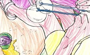 Lines By Mom, Colors By Son