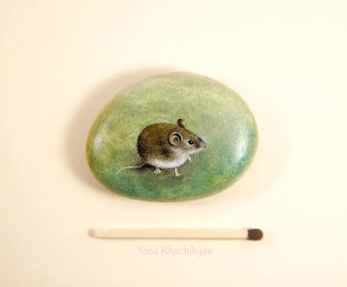 I Create Miniature Worlds Of Tiny Creatures On Stones (Part 2)