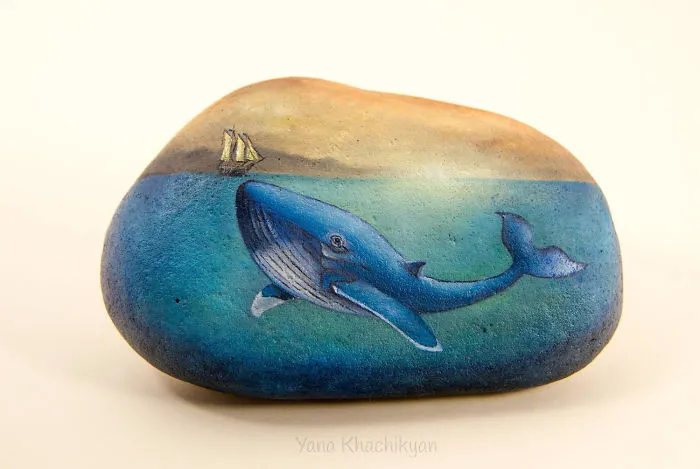 I Create Miniature Worlds Of Tiny Creatures On Stones (Part 2)
