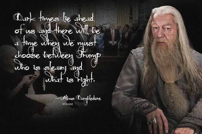 Dumbledore Finally Speaks Out On Trump