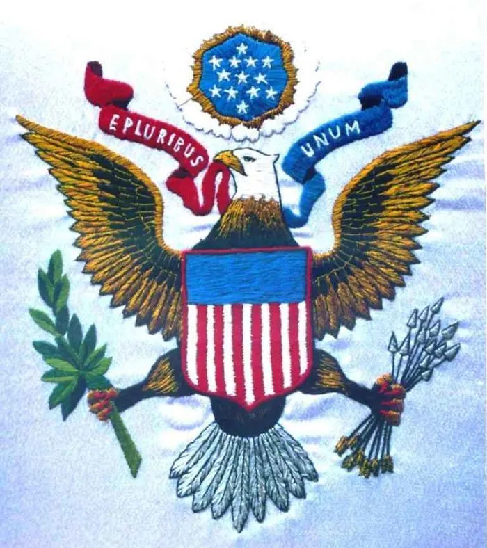Embroidery Seal  Of The Usa