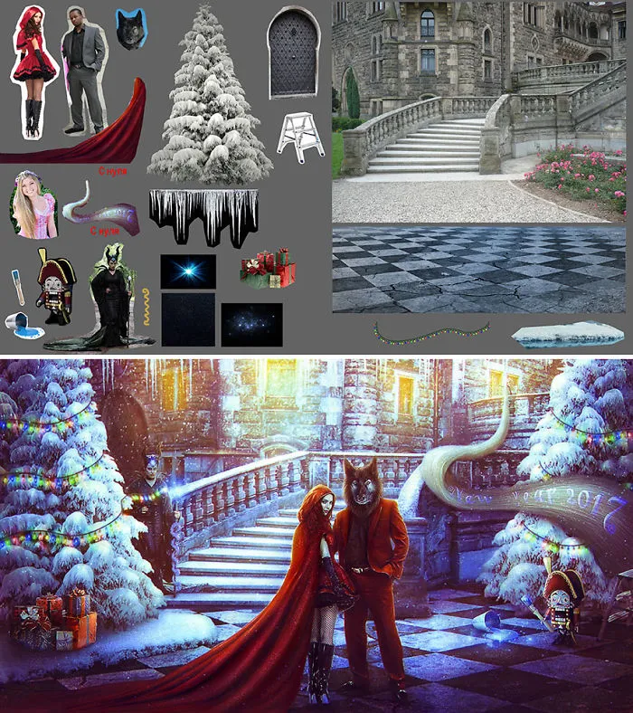 I Take Separate Images And Add Them Together To Create Magical Scenes