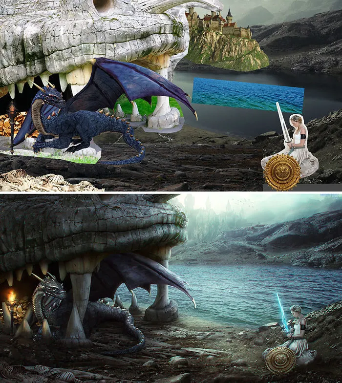 I Take Separate Images And Add Them Together To Create Magical Scenes