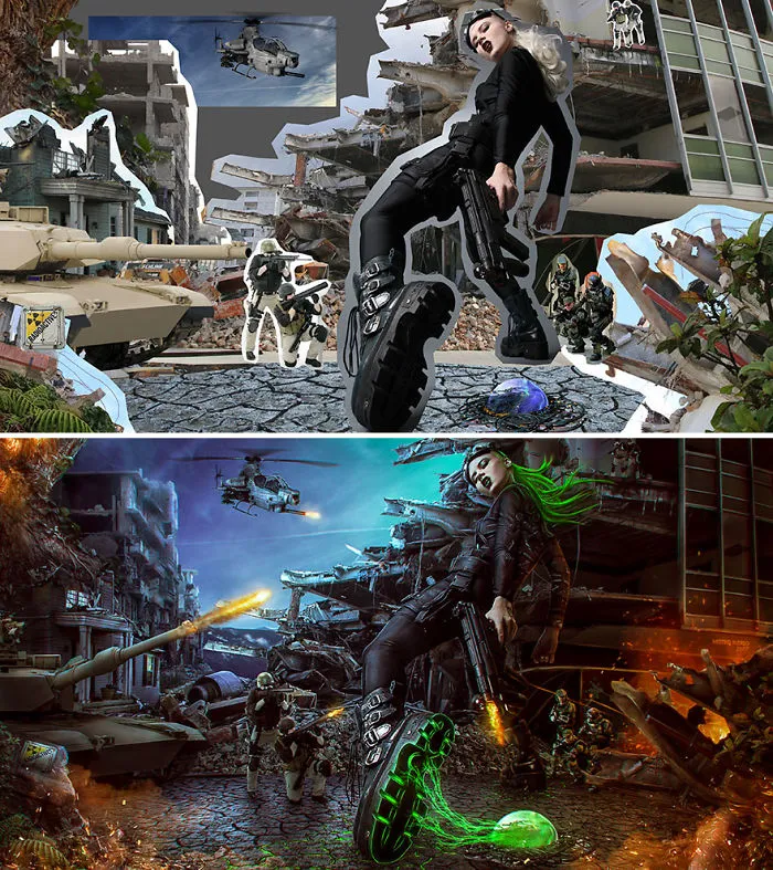 I Take Separate Images And Add Them Together To Create Magical Scenes
