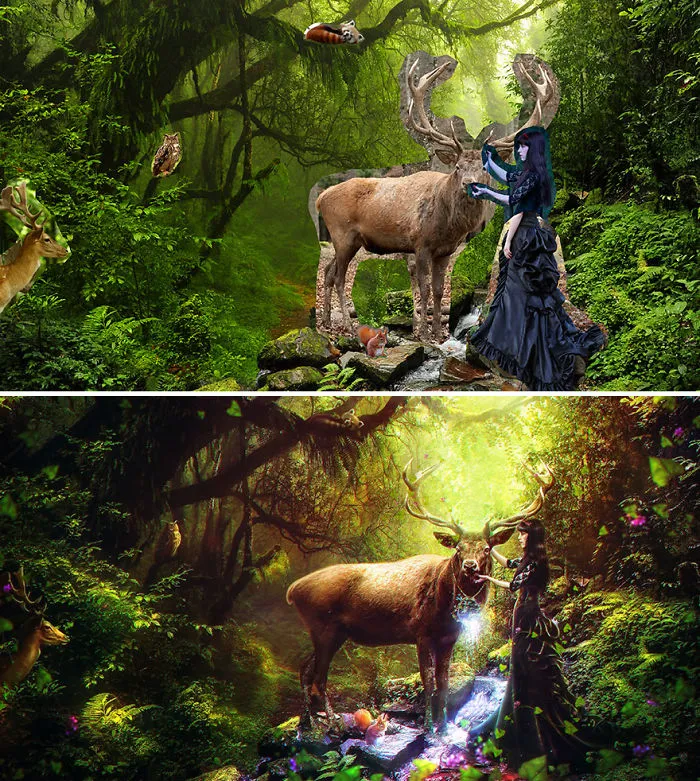 I Take Separate Images And Add Them Together To Create Magical Scenes