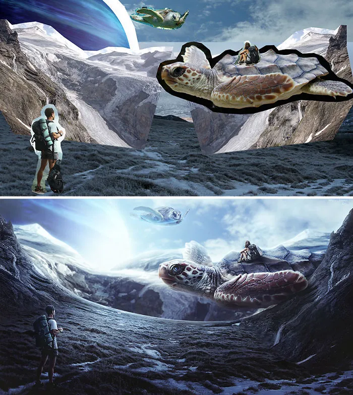 I Take Separate Images And Add Them Together To Create Magical Scenes