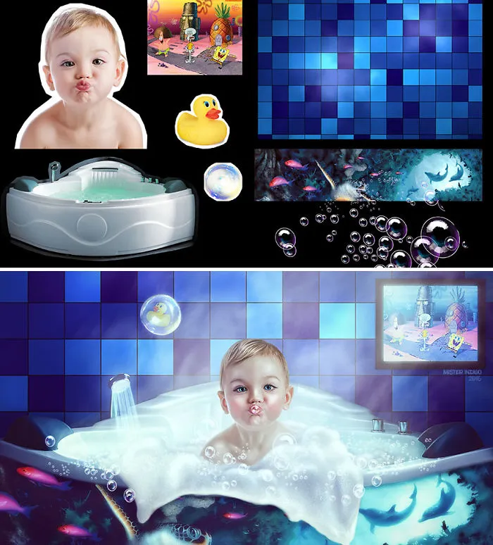 I Take Separate Images And Add Them Together To Create Magical Scenes