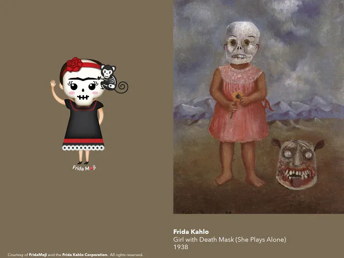 Girl With Death Mask