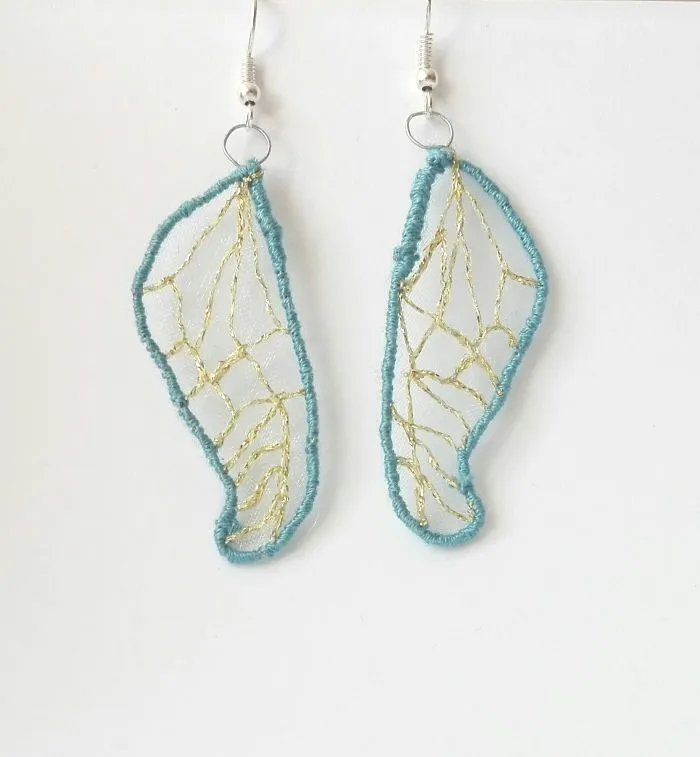 Beetle Wings Earrings
