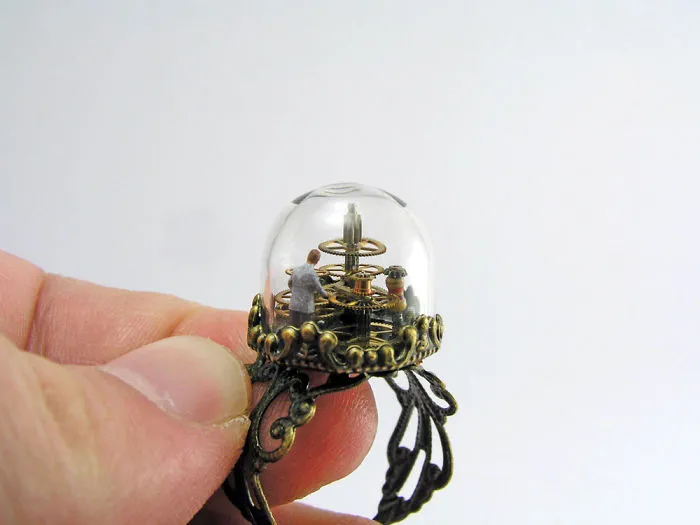 I Make Entire Miniature Worlds Inside Pieces Of Jewelry