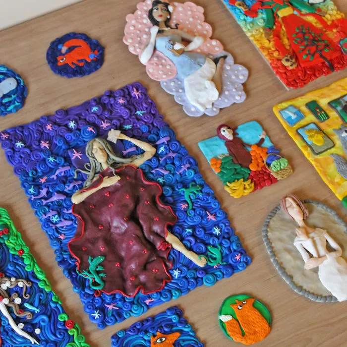 I Rediscovered The Joy Of Creating Pictures From Polymer Clay