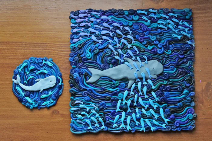 I Rediscovered The Joy Of Creating Pictures From Polymer Clay