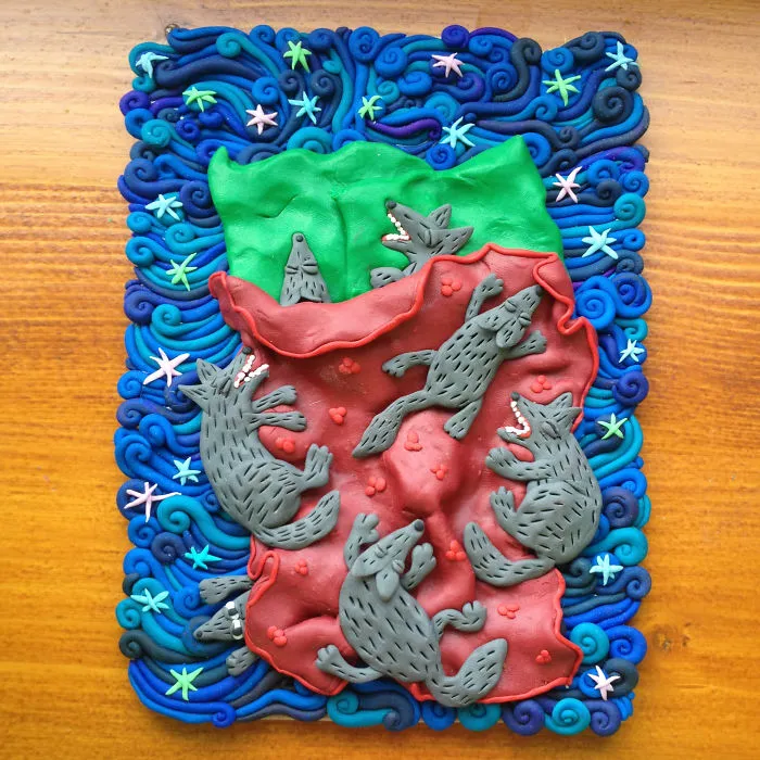 I Rediscovered The Joy Of Creating Pictures From Polymer Clay