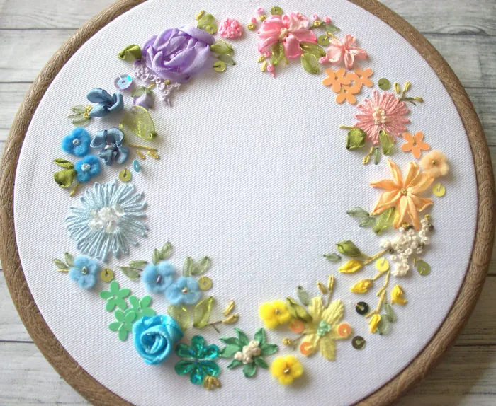I Create Small Scenes From Nature Using Needle And Thread