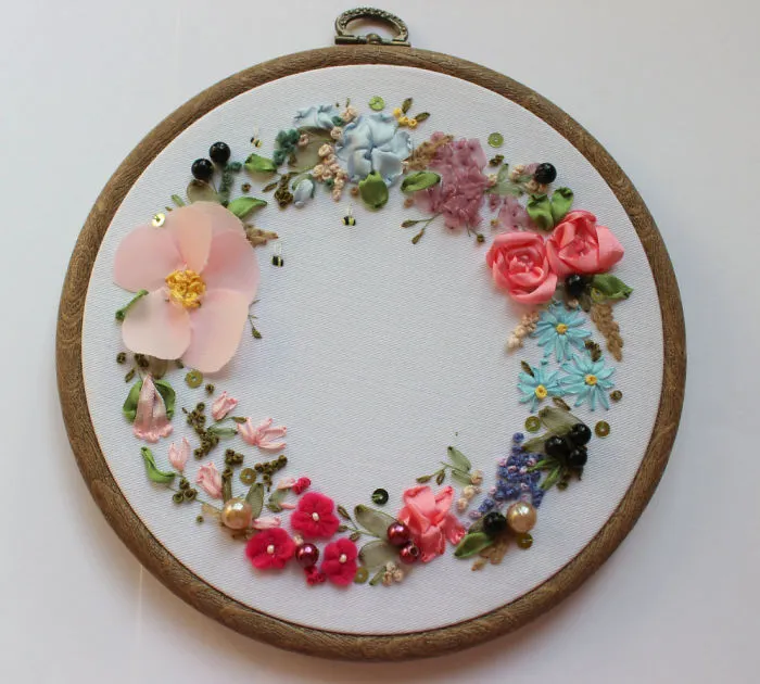 I Create Small Scenes From Nature Using Needle And Thread