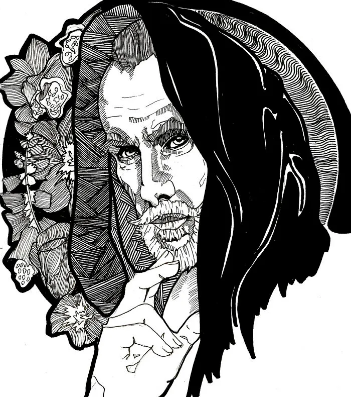 I Enjoy Creating Art Using Black Pens