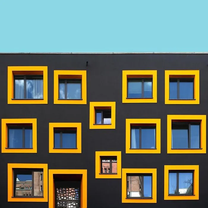 I Got Bored By The Gray Cityscape Of Berlin, So I Started To Colorize Buildings With Photoshop