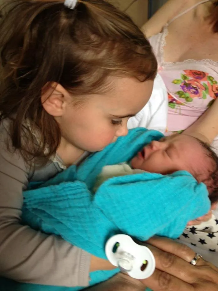 First Time Meeting Her Brother And She's Still Wrapped Around His Little Finger!