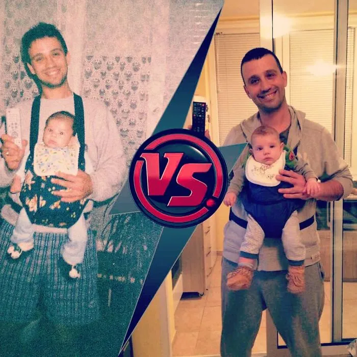 Me And My Two Sons 12 Years Apart