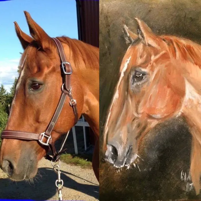 Simba, Had A Painting Done After He Passed Away