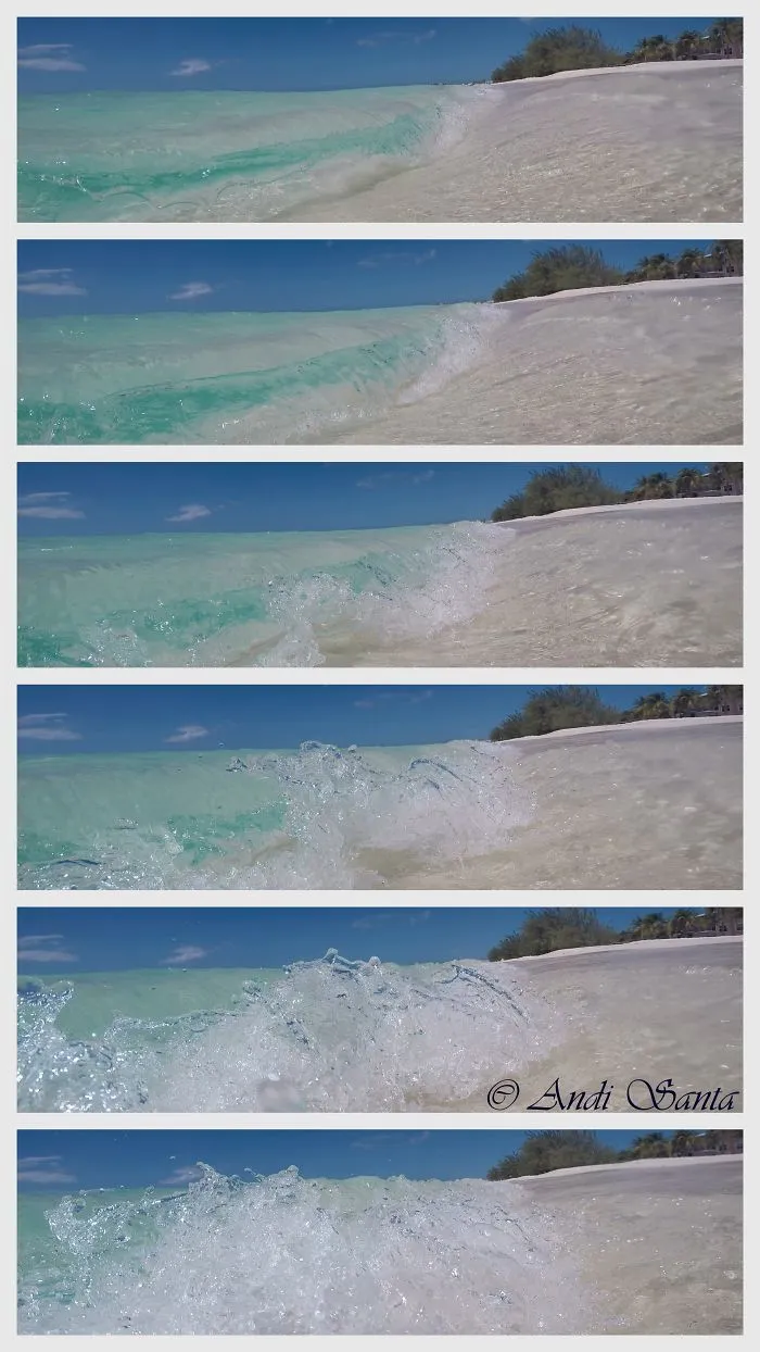 Caribbean Beach Waves