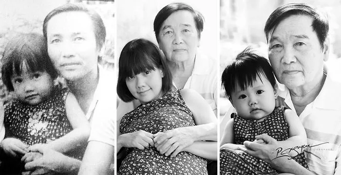 The Unforgettable Memories - Her Mother Embraced Her On The Lap And Later She Embraced Her Granddaughter