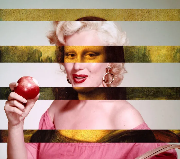 Leonardo's Mona Lisa And Marylin Monroe
