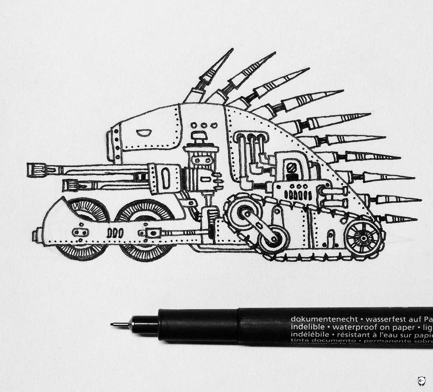 Porcupine War Bike