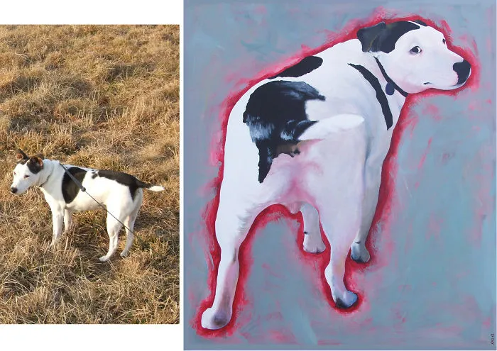 Mik The Jack Russell - Acrylic Painting By Bloonoosh