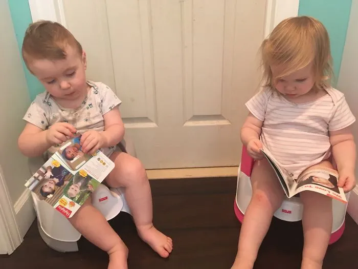Potty Training 1 Is Hard. Potty Training Twins Is Exhausting!