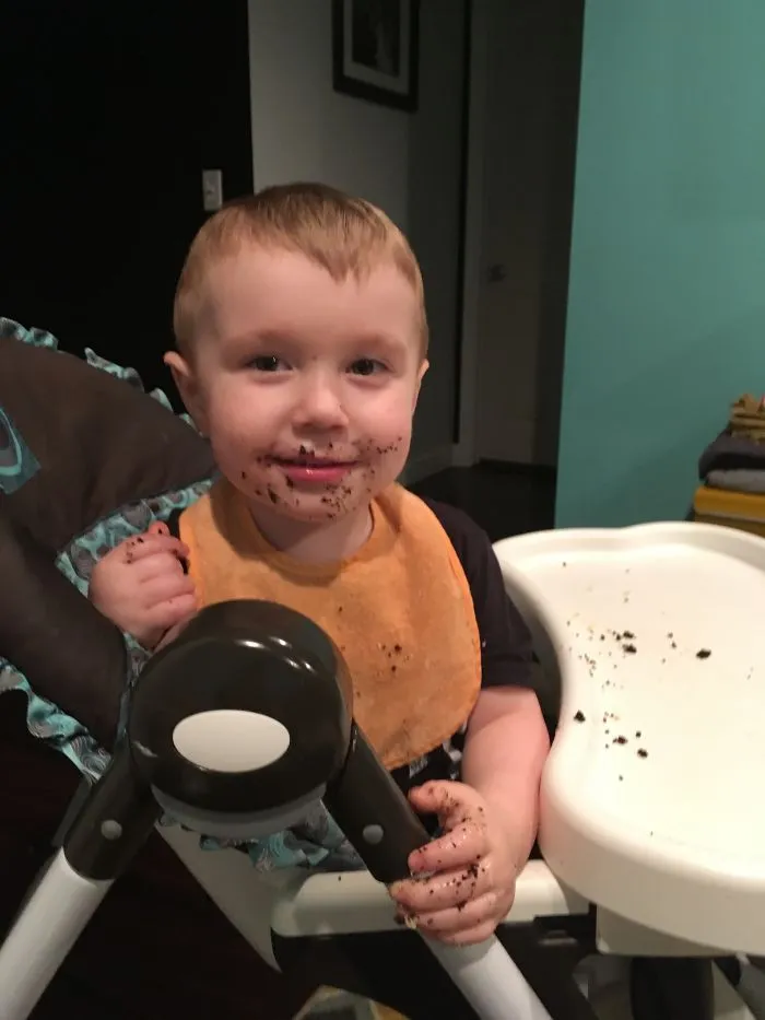 Just A Half Of A Cupcake. Can't Be Too Messy. Ugh
