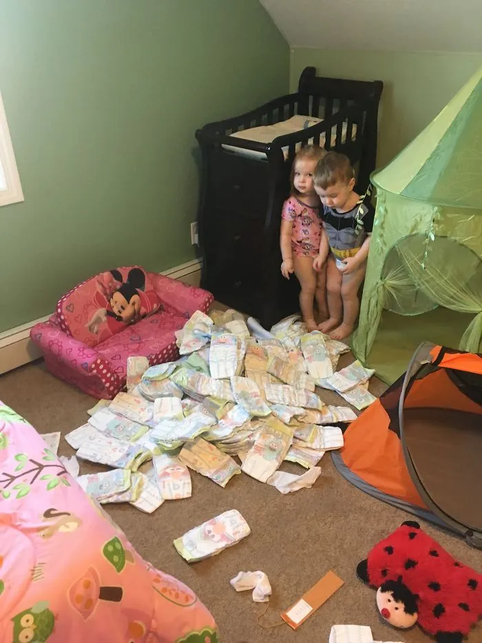 "Diapers? I Don't See Any Diapers"