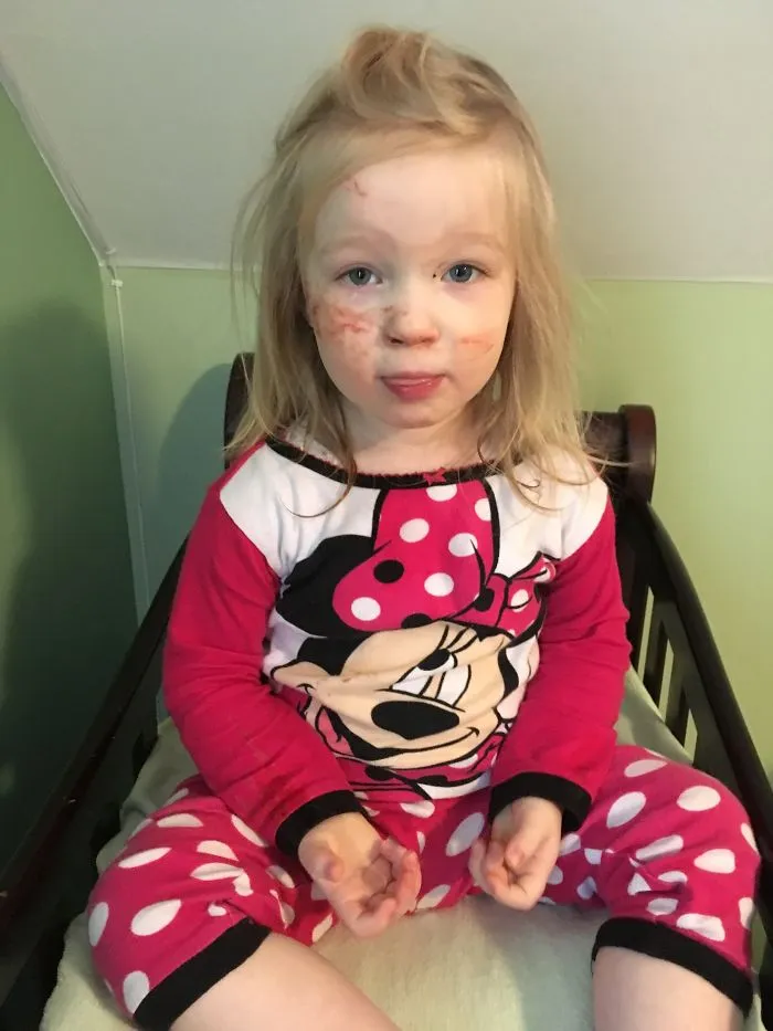Es divertido cuando tu hija despierta llena de sangre