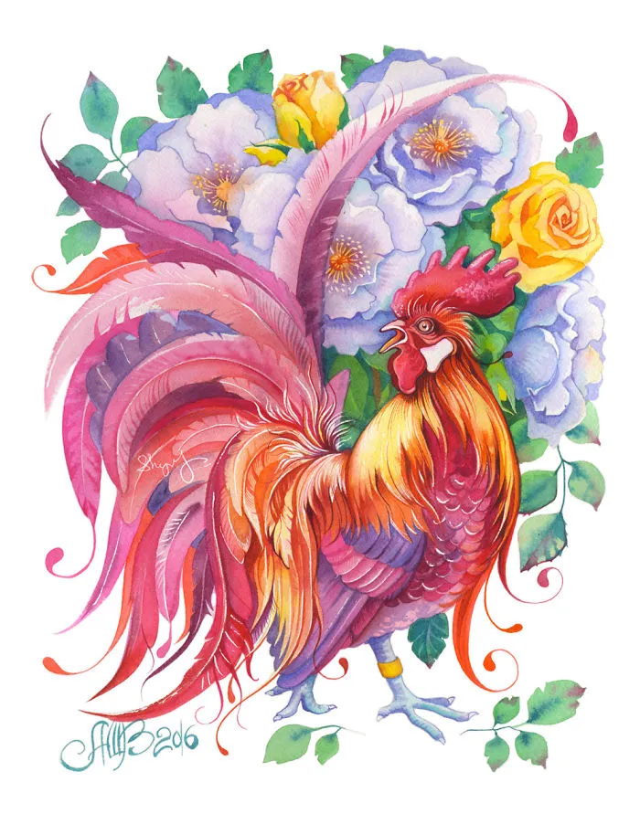Red (fire) Rooster