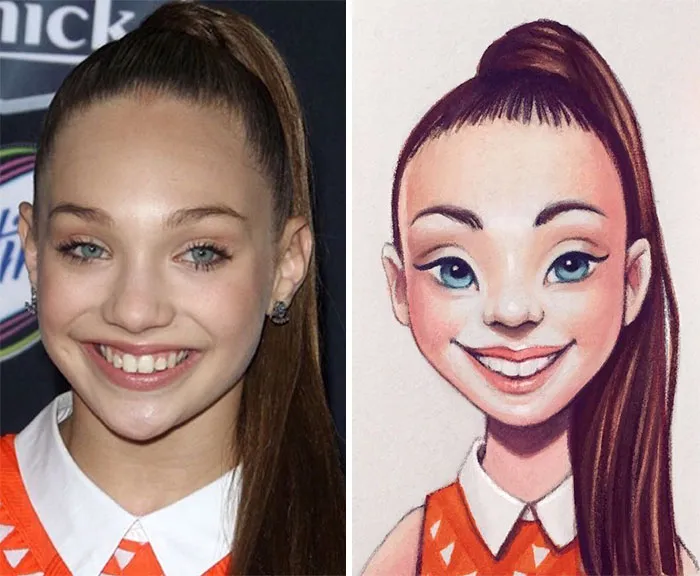Russian Artist Turns Celebrities Into Adorable Cartoon Characters