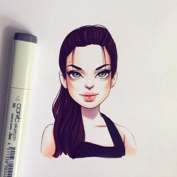 Russian Artist Turns Celebrities Into Adorable Cartoon Characters