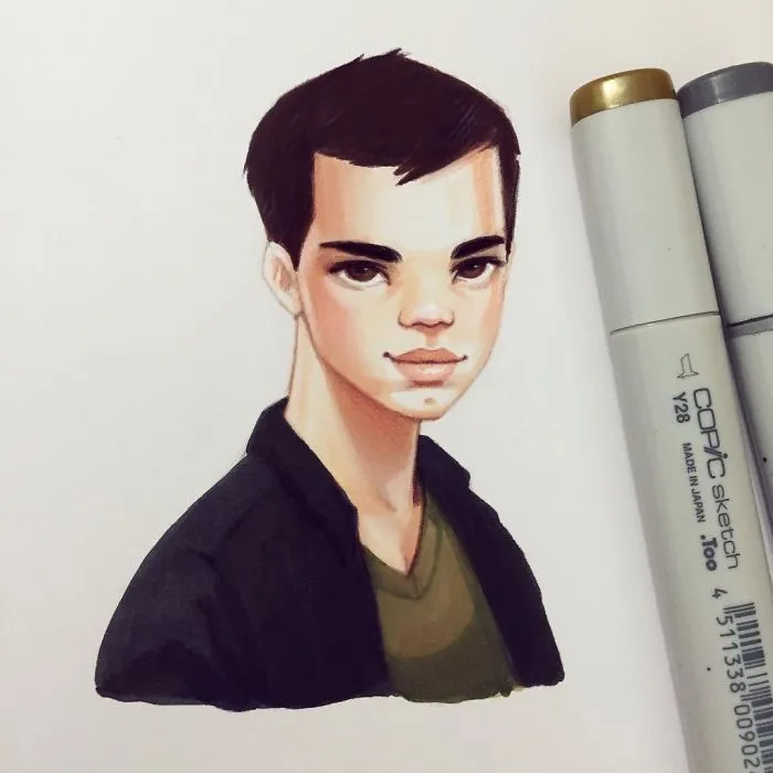 Russian Artist Turns Celebrities Into Adorable Cartoon Characters