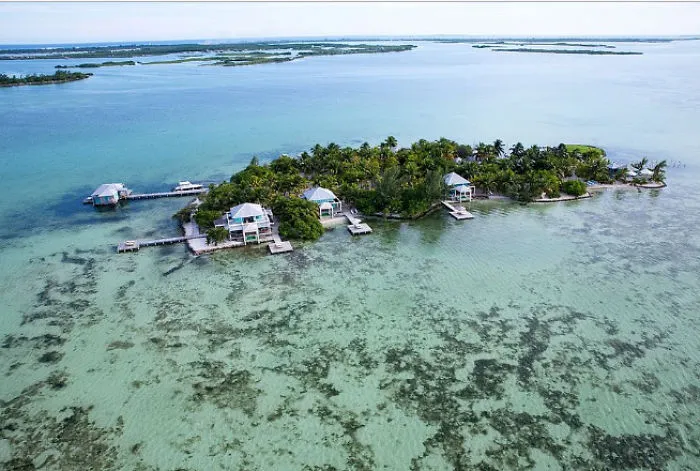 You Can Stay At A Private  Island Off The Coast Of Belize Needless To Say It's Beautiful!
