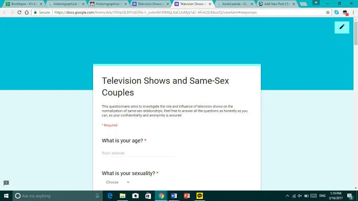 I Made A Survey For School About Same-Sex Couples