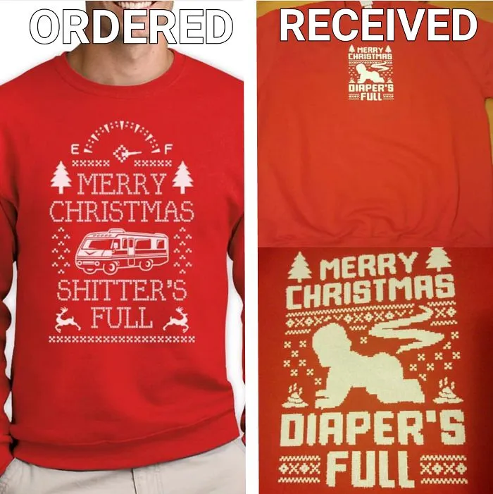 Bought A Christmas Jumper On Ebay.