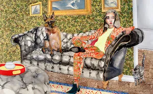 Paintings That Refute The Passive, Coy, Sexy Female Portrait