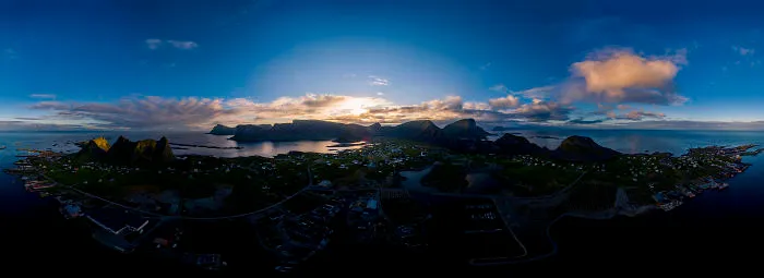 Sunset At Veroey