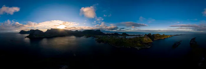 Sunset Over Veroey Islands
